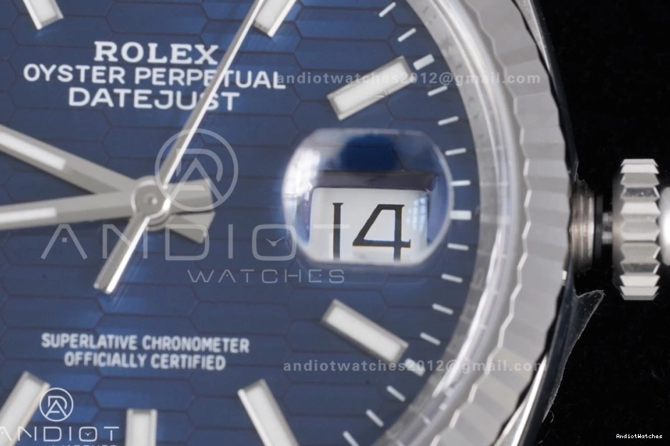 Blue 565 Dial on Bracelet 126234 1:1 Steel 904L 36 Edition DateJust Clean Texted SH TechFriendly Jubilee Best 0407